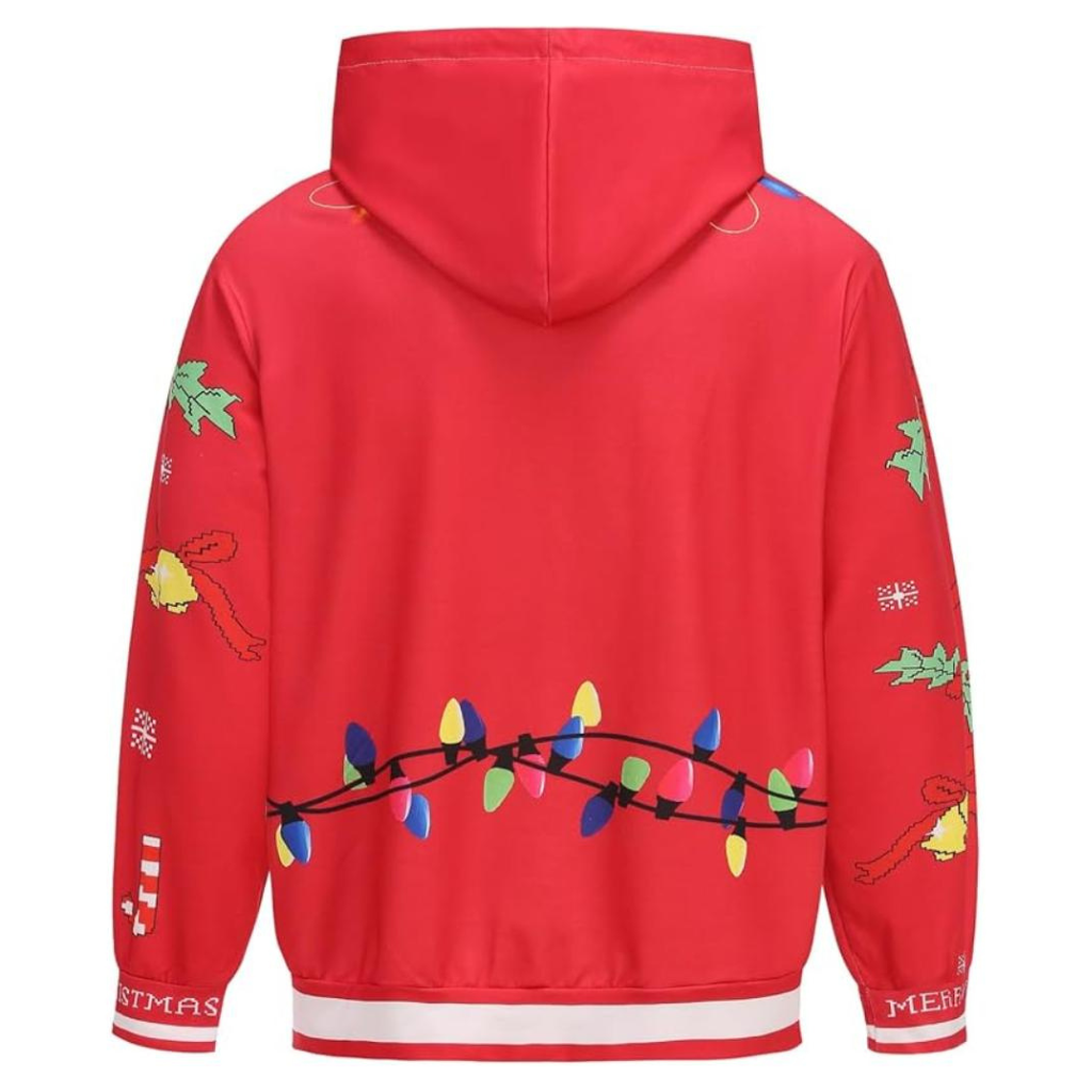 Christmas All Over Print 3D Pullover Hoodie With Pocket