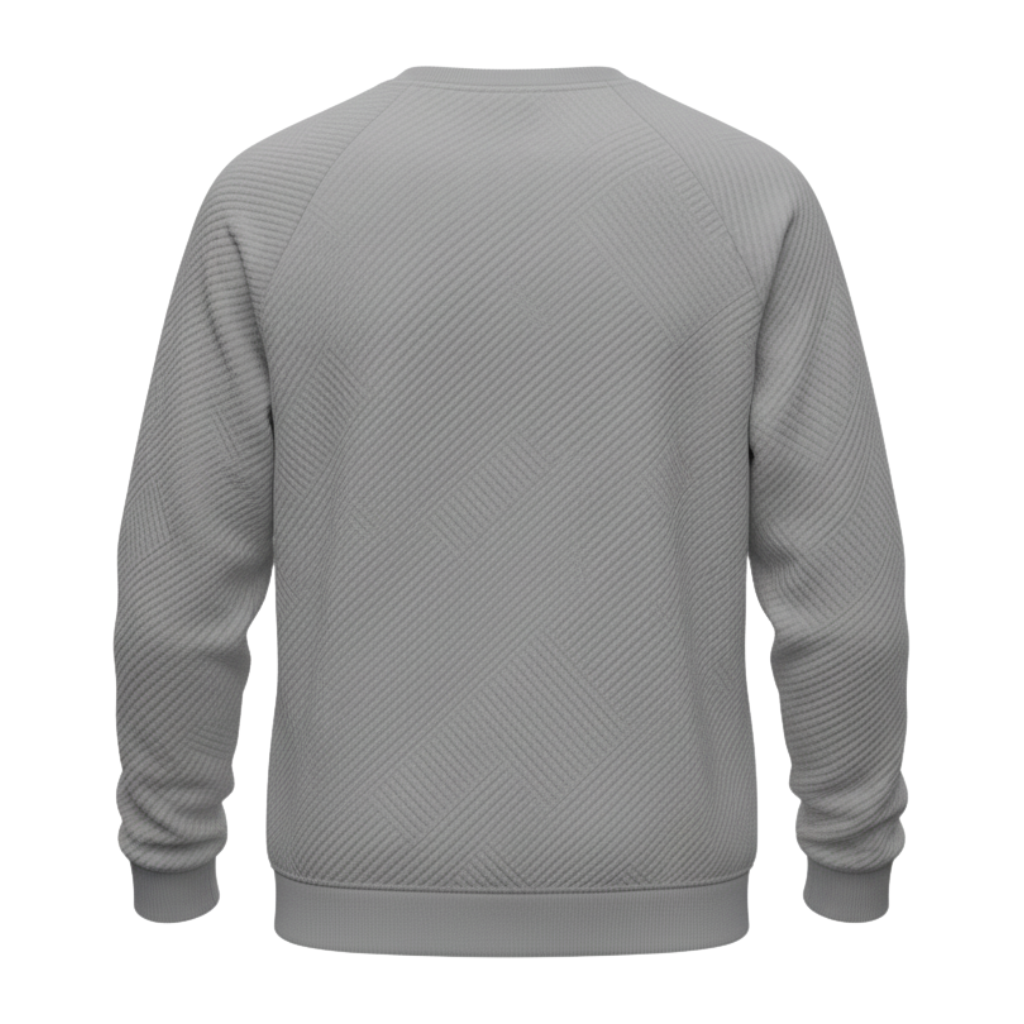 Geometric Pattern Crewneck Men Sweatshirt