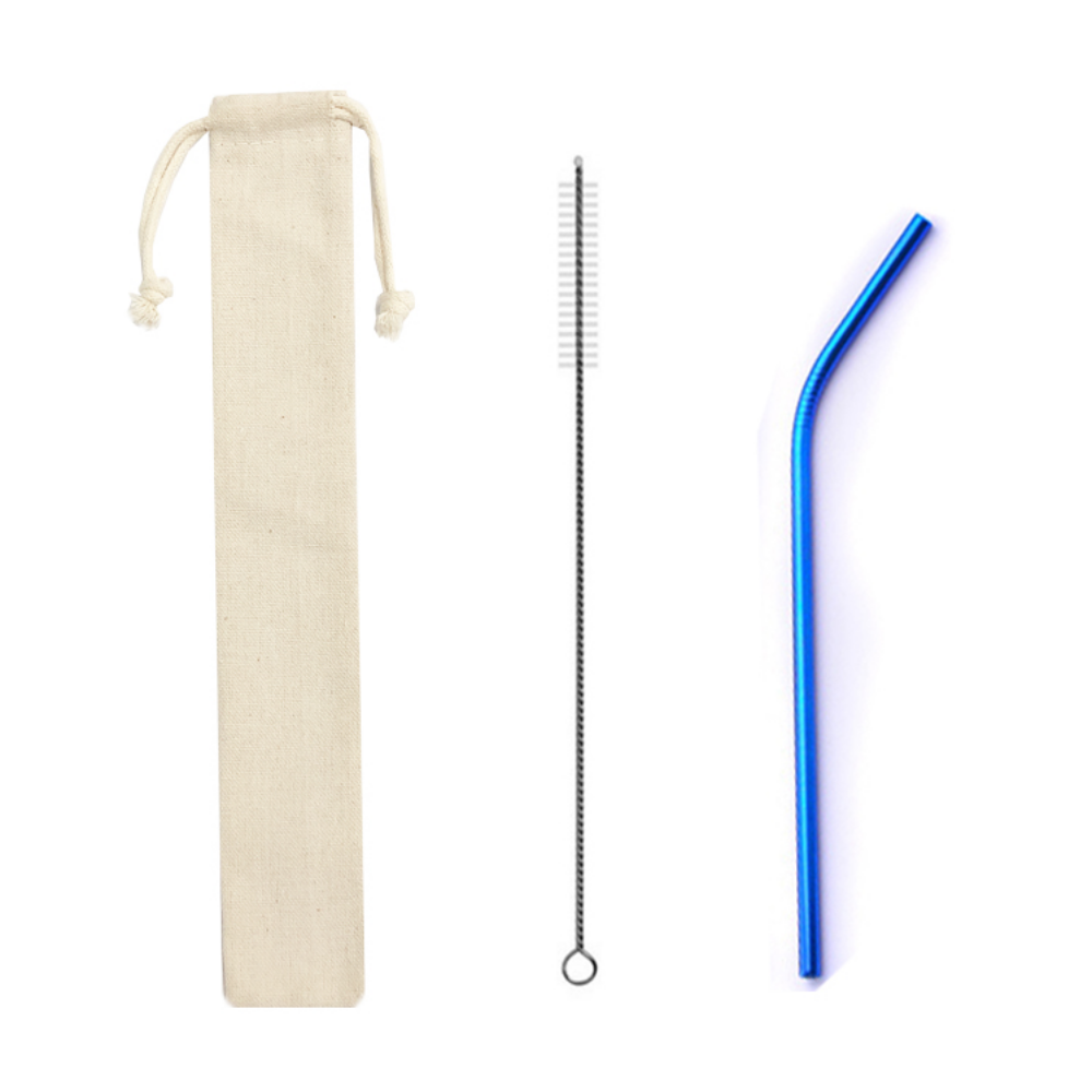 Stainless Steel Reusable Straws With Pouch - Grafton Collection