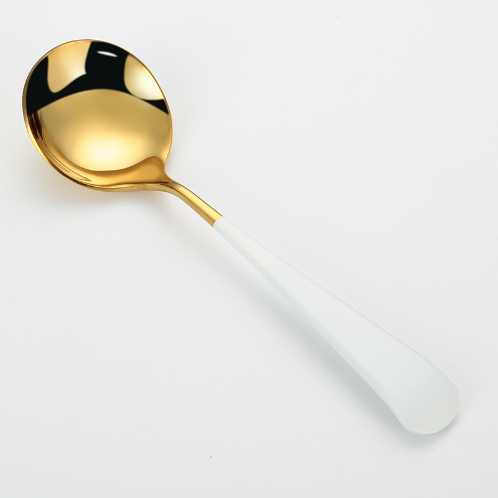 Colorful Stainless Steel Round Tea Spoon - Grafton Collection