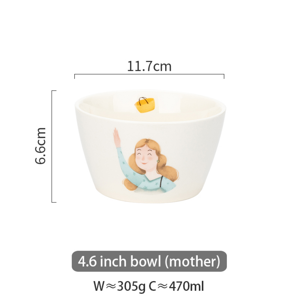 Family Series Porcelain Dinnerware Ceramic Tableware - Grafton Collection