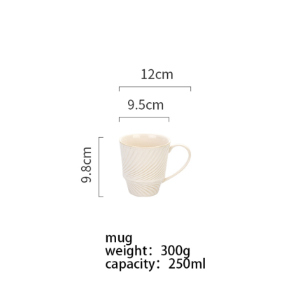 White Japanese Retro-Style Dinnerware Set - Grafton Collection