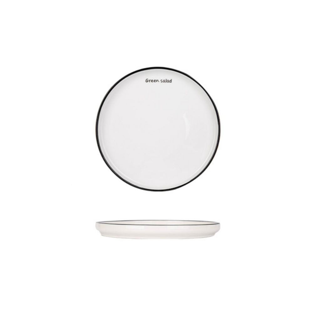 White Ceramic Dinnerware - Grafton Collection