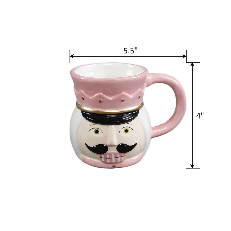 Classic Ceramic Nutcracker Christmas Drinkware Mug