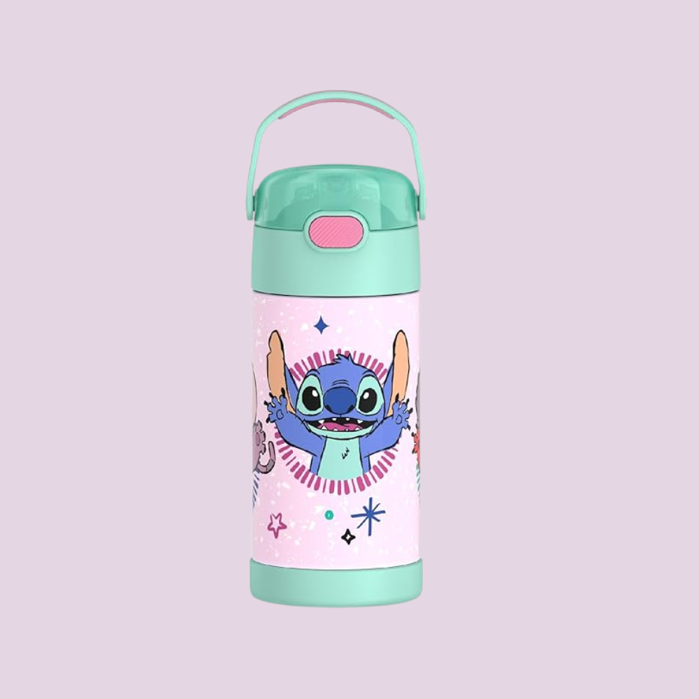 Kids Stainless Steel Vacuum Insulated Water Bottle with Straw