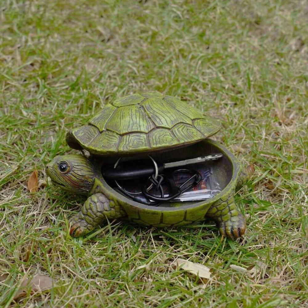 Turtle Shaped Resin Succulent Planter For Office Desk And Home Decor