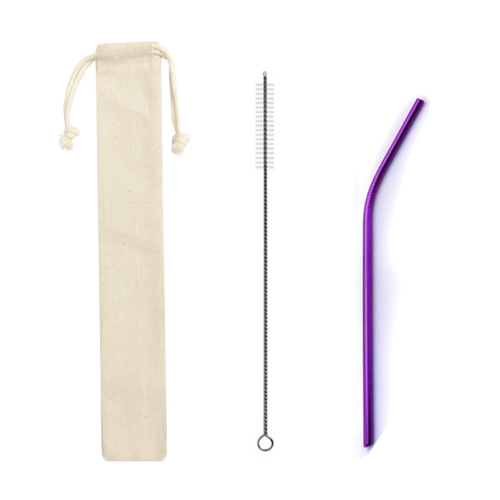 Stainless Steel Reusable Straws With Pouch - Grafton Collection