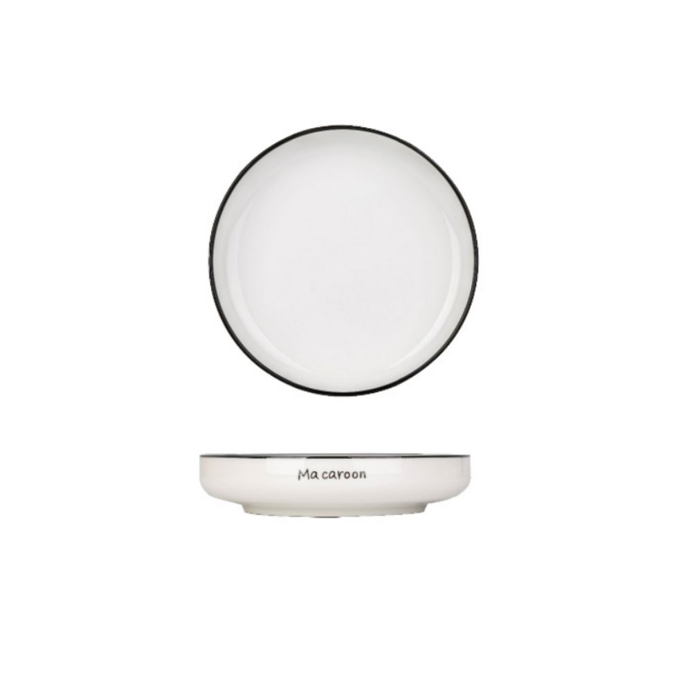 White Ceramic Dinnerware - Grafton Collection