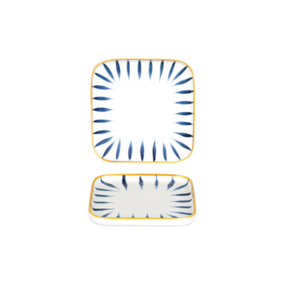 Flat Blue Plates - Grafton Collection