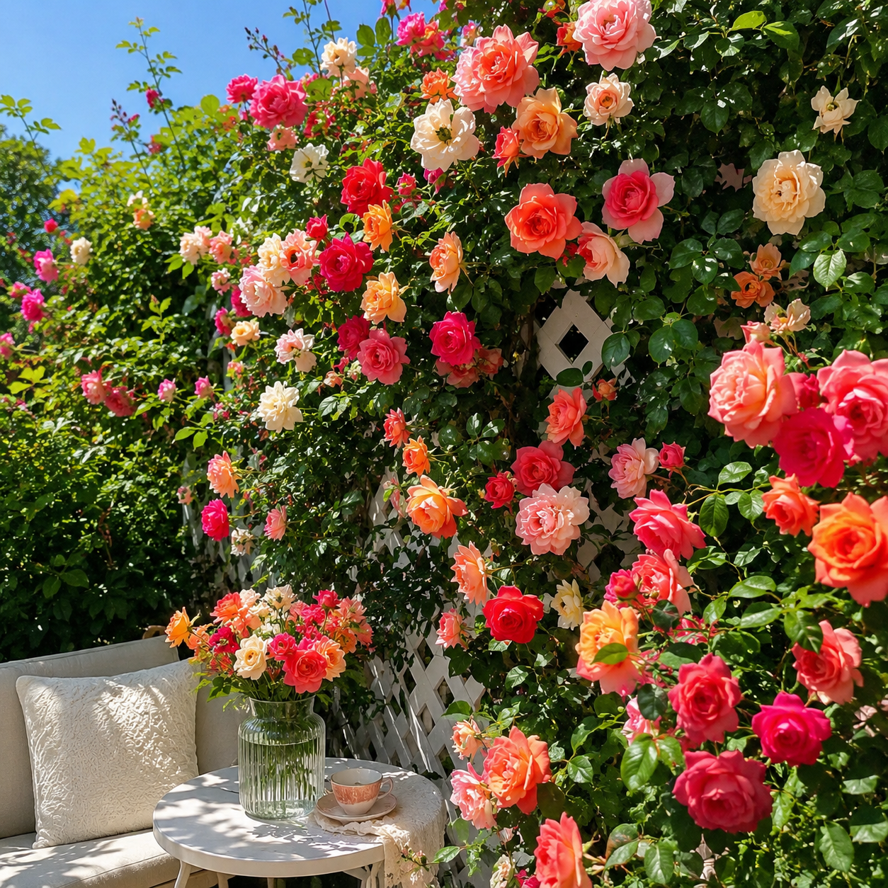 200 Pieces Rose Climbing Vines 4 Seasons Indoor Flowers Seeds