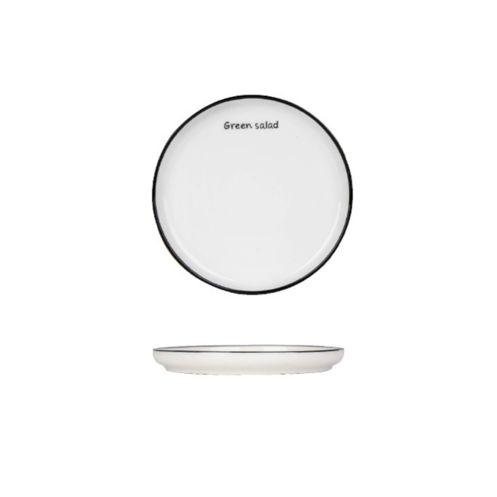 White Ceramic Dinnerware - Grafton Collection