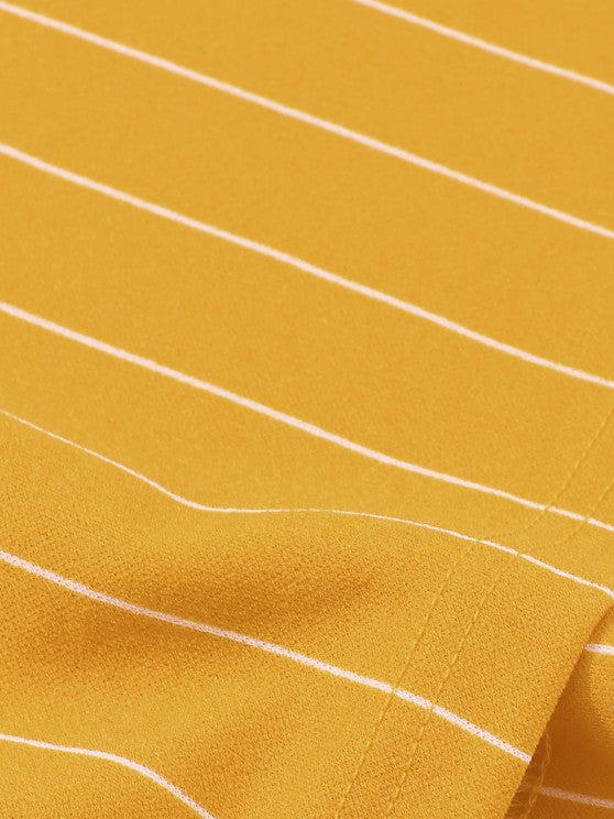 Stripe T Shirt And Shorts Two Piece Set - Grafton Collection