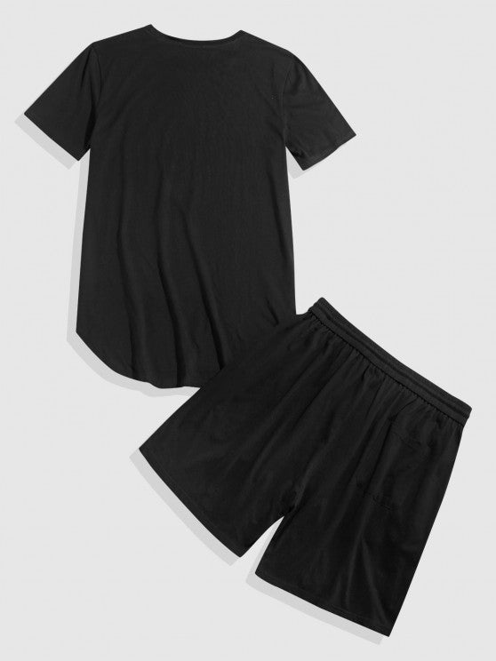 California West Coast T Shirt And Shorts Set - Grafton Collection