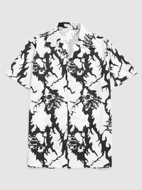 Printed Shirt And Shorts - Grafton Collection