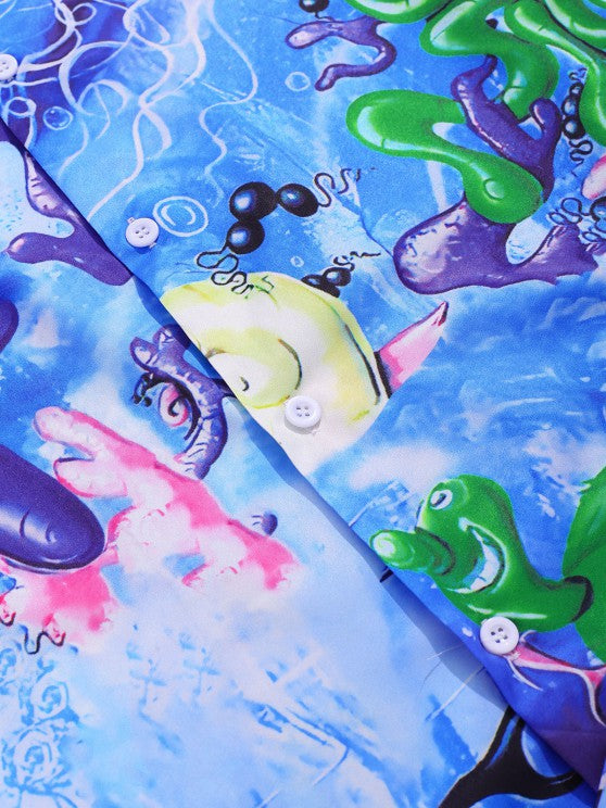 Marine Life Vacation Shirt And Shorts - Grafton Collection