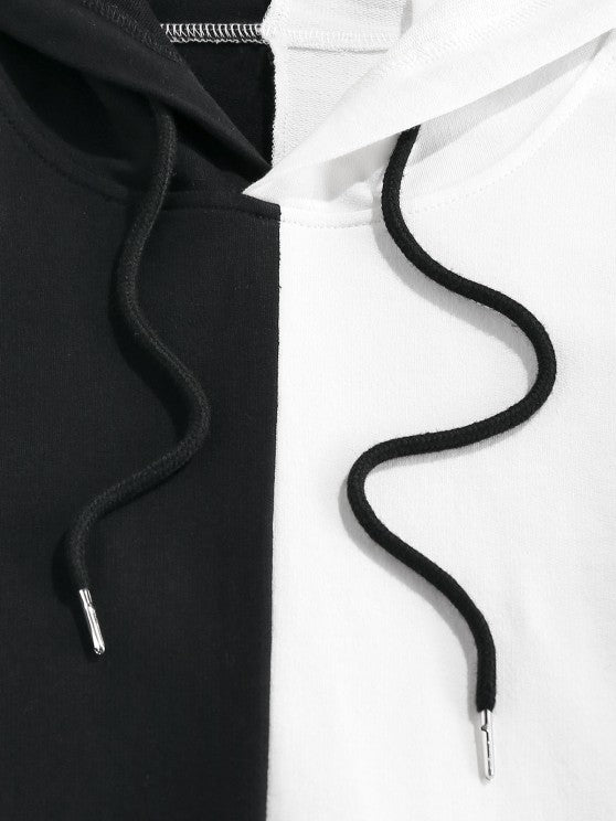 Front Pocket Contrast Hoodie And Pants - Grafton Collection