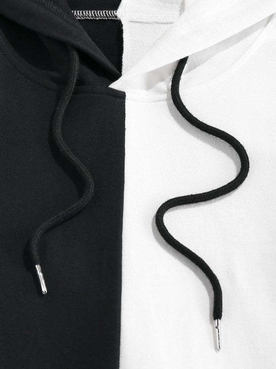 Front Pocket Contrast Hoodie And Pants - Grafton Collection