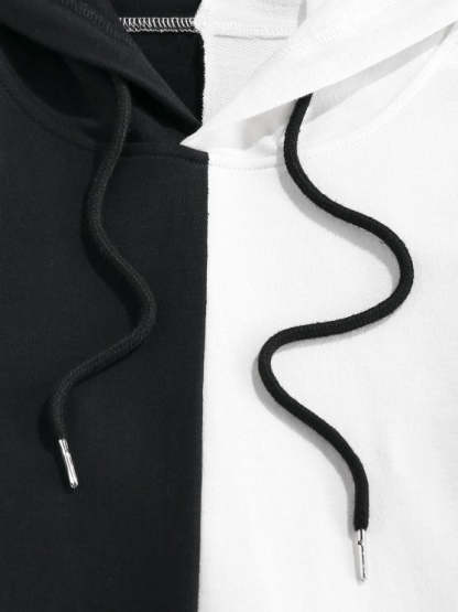 Front Pocket Contrast Hoodie And Pants - Grafton Collection