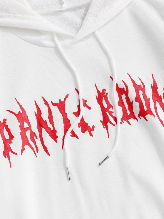 Two Piece Letter Printed Hoodie And Jogger - Grafton Collection