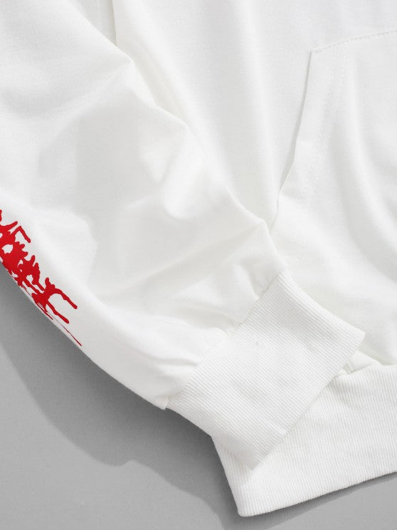 Two Piece Letter Printed Hoodie And Jogger - Grafton Collection