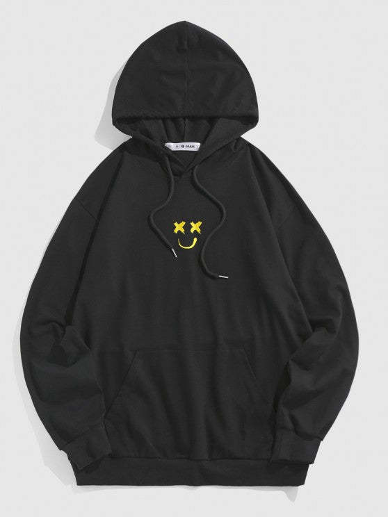 Cartoon Embroidered Hoodie And Shorts - Grafton Collection