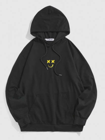 Cartoon Embroidered Hoodie And Shorts - Grafton Collection