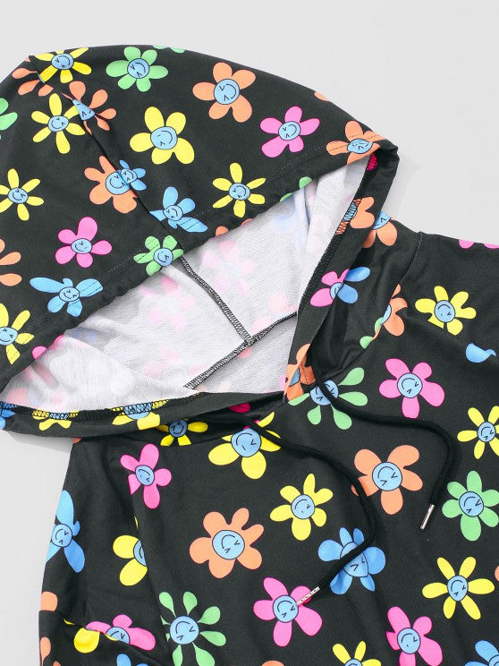 Flower Hoodie And Pants Set - Grafton Collection