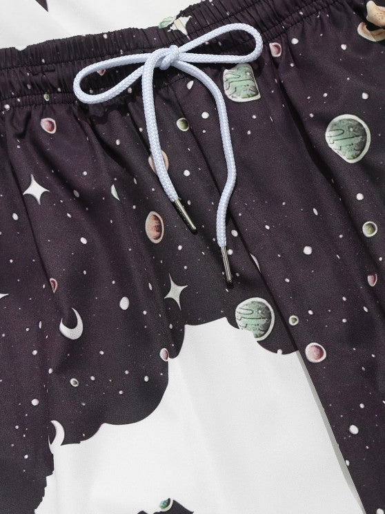 Galaxy Astronaut Shirt And Baggy Pants - Grafton Collection