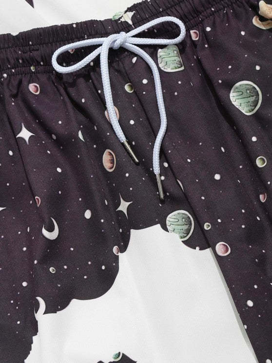 Galaxy Astronaut Shirt And Baggy Pants - Grafton Collection