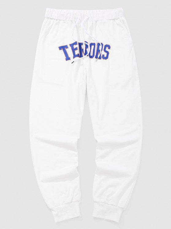 Letters Printed Hoodie And Sports Pants - Grafton Collection