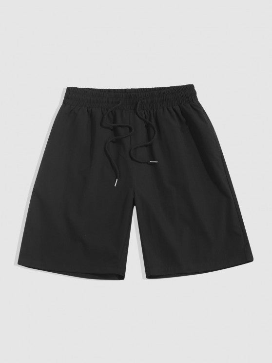 Two Piece Letter Cargo Shirt And Shorts - Grafton Collection