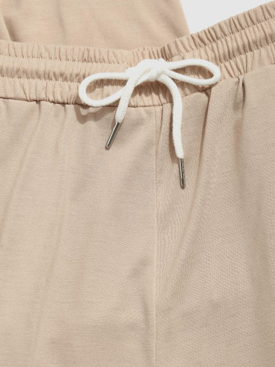 Los Angeles Printed T Shirt And Shorts Set - Grafton Collection