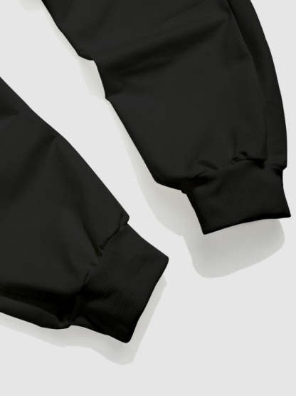 Rose Printed T-Shirt And Drawstring Sweatpants - Grafton Collection