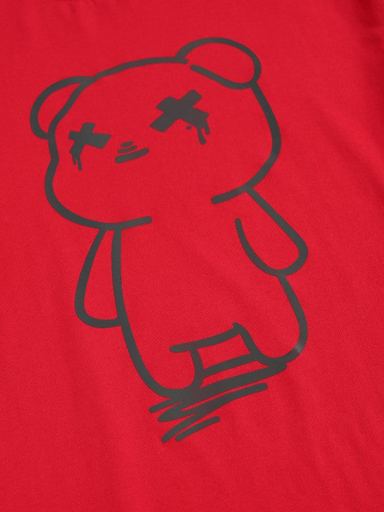 Bear Printed T-shirt And Shorts - Grafton Collection