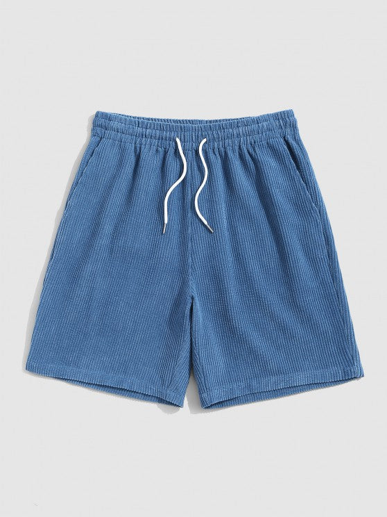 Two Piece Casual Shirt And Drawstring Shorts - Grafton Collection