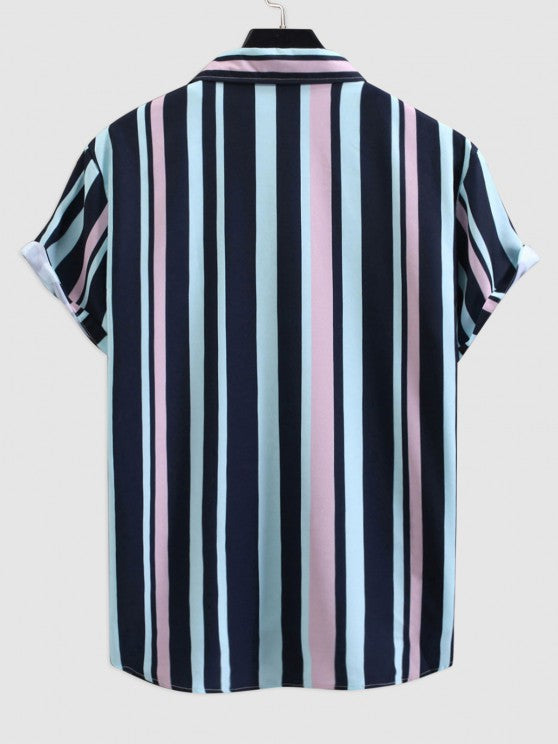 2 Pieces Stripes Shirt And Ripped Jeans - Grafton Collection