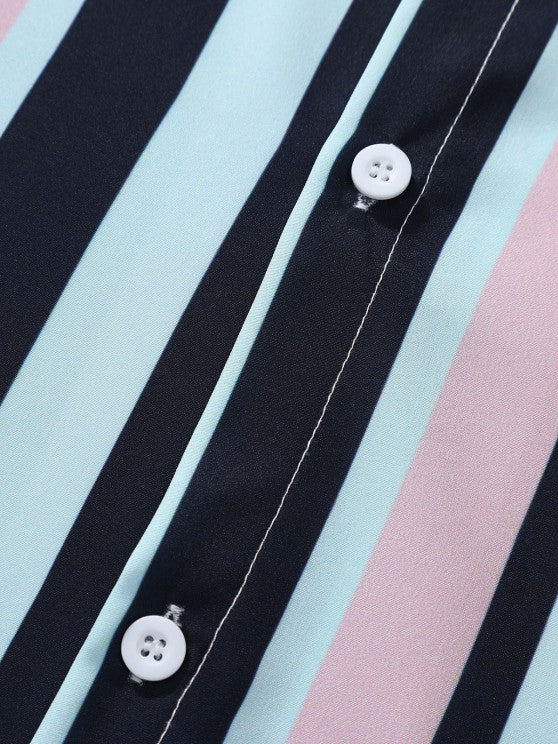 2 Pieces Stripes Shirt And Ripped Jeans - Grafton Collection