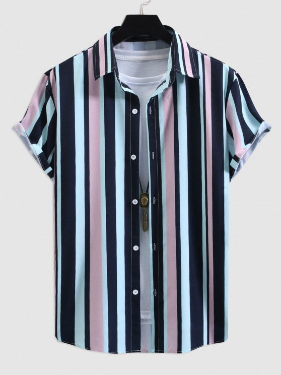 2 Pieces Stripes Shirt And Ripped Jeans - Grafton Collection