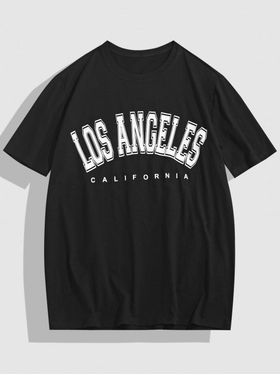 Printed Vintage T Shirt And Jogger - Grafton Collection