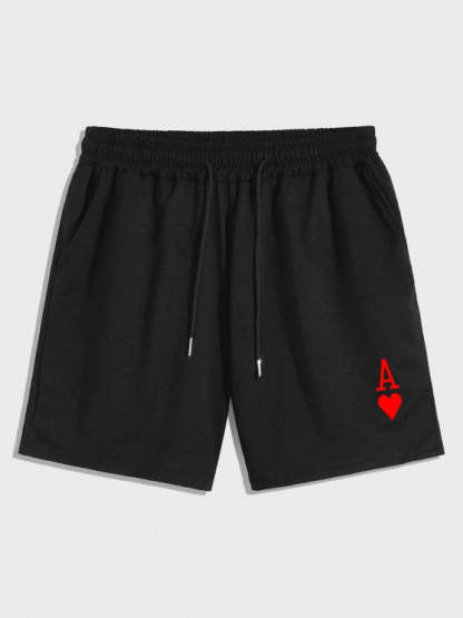 Card A Printed T Shirt And Shorts Set - Grafton Collection