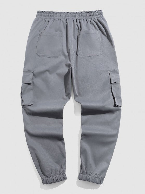 2 Pieces Pattern Shirt And Beam Feet Cargo Pants - Grafton Collection