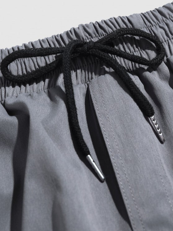 2 Pieces Pattern Shirt And Beam Feet Cargo Pants - Grafton Collection