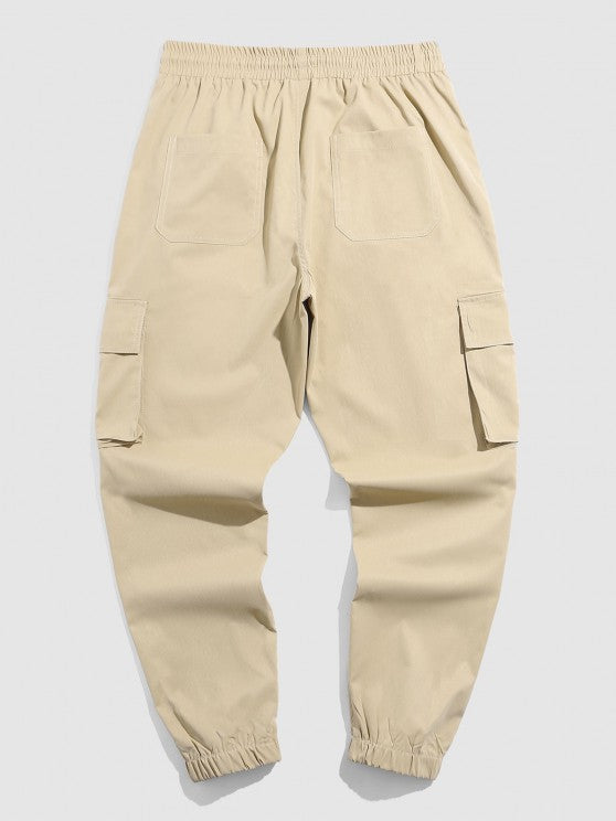 2 Pieces Pattern Shirt And Beam Feet Cargo Pants - Grafton Collection