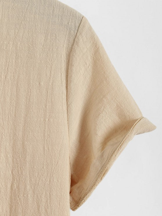 Popover Shirt And Cropped Pants - Grafton Collection