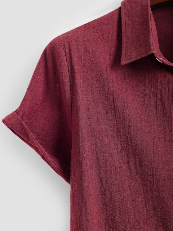 Shirt And Cropped Casual Pants - Grafton Collection