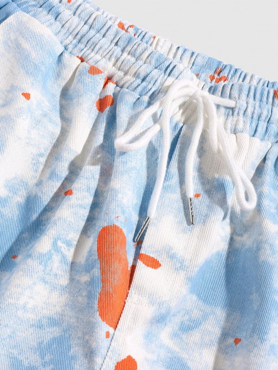 Smiley Cartoon T Shirt And Shorts - Grafton Collection