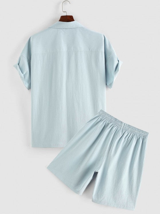 Cargo Pocket Shirt And Shorts - Grafton Collection