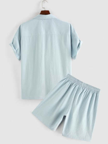 Cargo Pocket Shirt And Shorts - Grafton Collection
