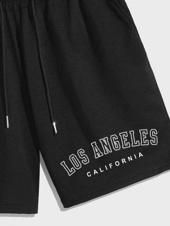 Printed T Shirt And Shorts - Grafton Collection