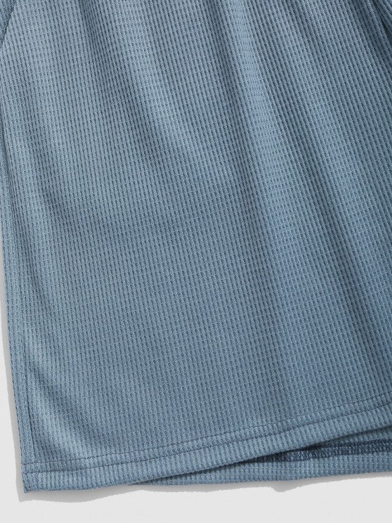 Textured Rose Printed T Shirt And Shorts - Grafton Collection